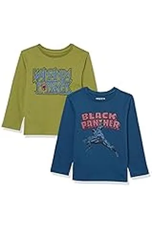 Amazon Disney | Marvel | Star Wars Camisetas de Manga Larga Niño, Pack de 2, , 2 años