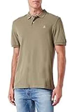 Marc O’ Polo Marc OߴPolo Hombre Polo de manga corta de algodón orgánico Regular fit, (Olive), XL