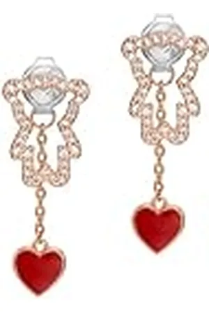 Emporio Armani Pendientes para mujer de acero inoxidable o piedras semipreciosas con cierre push-back, 1Lx0.74W cm, Latón, Sin piedra preciosa