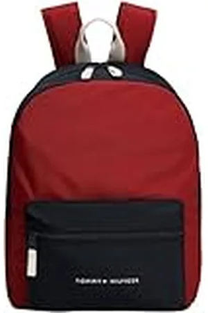 Tommy Hilfiger Mochila infantil unisex Colorblock Backpack pequeña, Multicolor (Dark Magma Space Blue Corporate), Talla Única