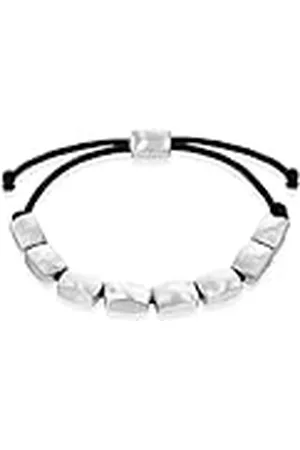 Calvin Klein Pulsera de Nylon para Hombre Colección CK METALLIC WAVES de Acero Inoxidable - 35100035