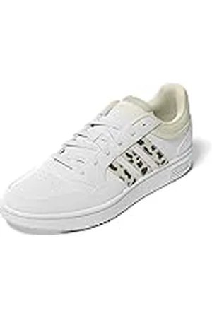 adidas Hoops Shoes, Zapatos Mujer, Footwear White/Cloud White/Carbon Black, 36 2/3 EU