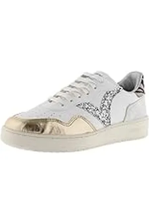 victoria Basket Madrid Efecto Piel & Piezas Metalizadas & Trasera Animal Print 1258265 para Mujer Oro 41