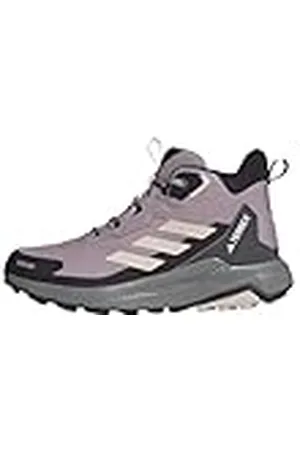 adidas Terrex Anylander Mid Rain.RDY Hiking Shoes, Zapatos de Senderismo, Fig/Putty Mauve/Aurora Black, 38 2/3 EU