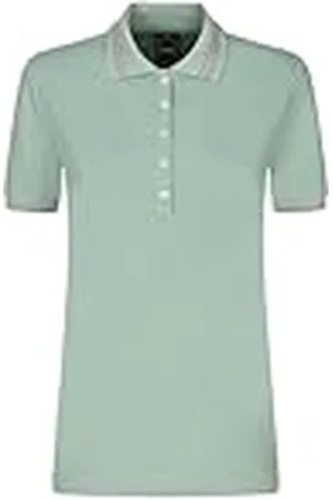 Geox W Piquet Camisa de Polo, Verde Jade Polvoriento, L para Mujer