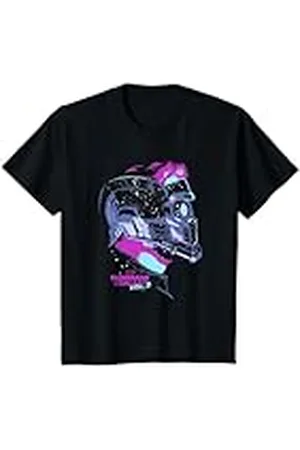 Marvel Niños Guardians Vol.2 Star Lord Neon Pop Kids Camiseta Camiseta