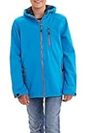Killtec Boys Chaqueta Softshell con capucha - Boys Softshell Jacke, azul, 176, 37768-000