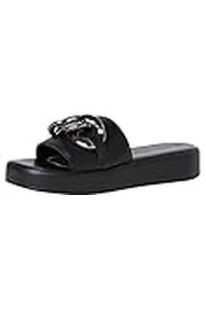 Marco Tozzi 2-2-27280-38, Sandalias Planas Mujer, Black, 34.5 EU