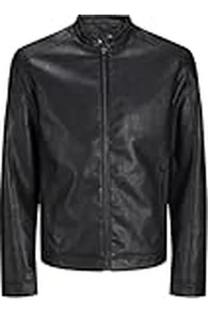 JACK & JONES Synthetic Leather Jacket Synthetic Leather Jacket L L