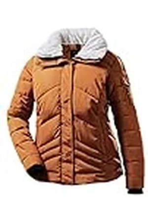 Stoy WMN Quilted Jckt A Chaqueta con Aspecto de plumón, Mujer, Curry Oscuro, 46
