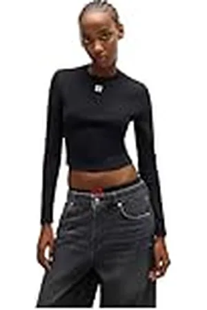 HUGO BOSS Dafilomena_3 Top de Punto, , XL para Mujer