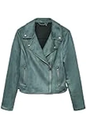 VERO MODA Vmjose Noos-Chaqueta Corta de Ante sintético Motorista, , S para Mujer