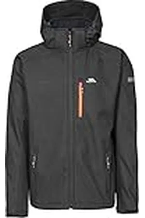 Trespass Desmond Chaqueta Softshell impermeable con capucha extraíble para hombre