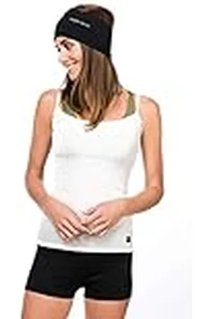 Supernatural Top para Mujer, con Lana Merina, W Rib Top, Talla: XS, Color: Blanco