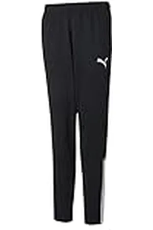PUMA TeamLIGA Training Pants Jr Pantalones, Unisex niños, Multicolor Black White, 176