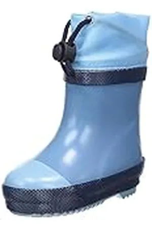 Playshoes Gummistiefel Halbschaft Gefüttert, Botas de Lluvia Unisex niños, , 27 EU
