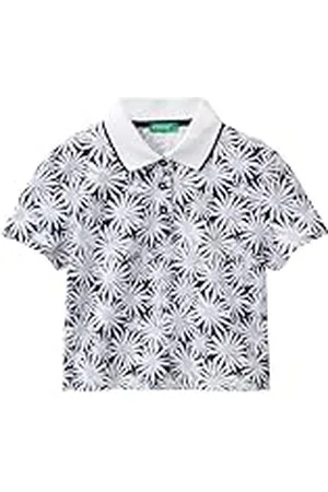 Benetton Camiseta Polo M/M 3lryc301j Camisa, , 140 cm para Niñas