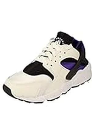 Nike Air Huarache, Zapatillas Mujer, Blanco, Negro y Morado, 36 EU