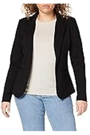 Ichi KATE BL, Chaqueta de traje Mujer, Schwarz (Black ( Solid) 10001), 36 (Talla fabricante: S)