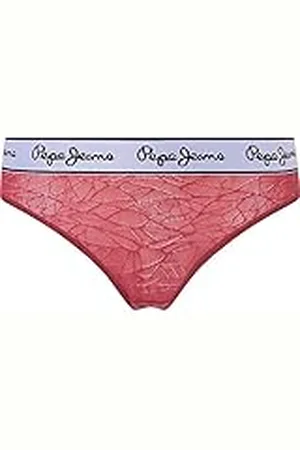Pepe Jeans Mesh Thong Bikini Style Underwear, , L para Mujer