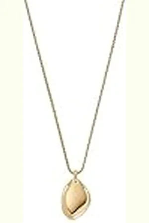 Skagen Collar para Mujer Kariana Gold-Tone Collar con Colgante de Acero Inoxidable, Longitud: 450mm+50mm, Ancho: 15.3mm, Altura: 21.6mm, SKJ1725710