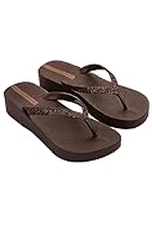 Ipanema MESH CHIC PLAT FEM, Chanclas, BROWN/GLITTER