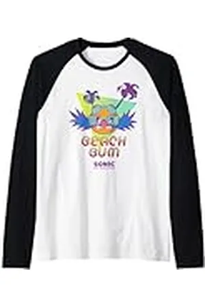 Sonic The Hedgehog "Beach Bum" Dr. Eggman Camiseta Manga Raglan