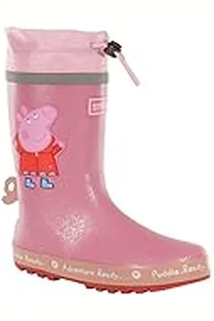 Regatta PeppaPuddle Welly, Botas de goma Peppa Pig con cordón de ajuste, , 31 EU