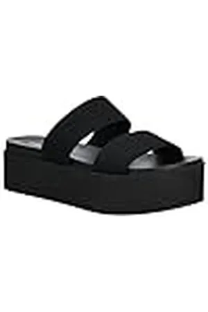 Calvin Klein Flatform Sandal Webbing IN YW0YW01789, Sandalias Planas Mujer, Beige (Triple Turtle Dove), 36 EU