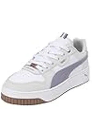 PUMA Carina Street Lux, Zapatillas de Deporte Mujer, Blanco Ciruela Pálido Gris Pluma, 37 EU