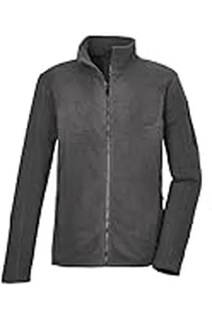 Killtec Hombre Chaqueta de micropolar/chaqueta de polar con cuello alto KOW 90 MN KNTFLC JCKT, mittelgrau, L, 41823-000