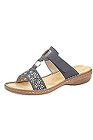 Rieker Frühjahr/Sommer 60871, Mules Mujer, Azul (Pazifik 14), 38 EU