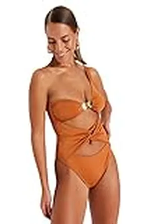 Trendyol Woman Plain Knit Swimsuit Traje de baño, , 42 para Mujer