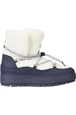 Tommy Hilfiger Mujer Botas de Invierno, Azul (Space Blue), 41 EU