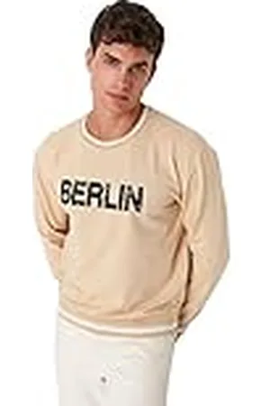 Trendyol Sudadera Relajada de Cuello Redondo con Eslogan, , S para Hombre