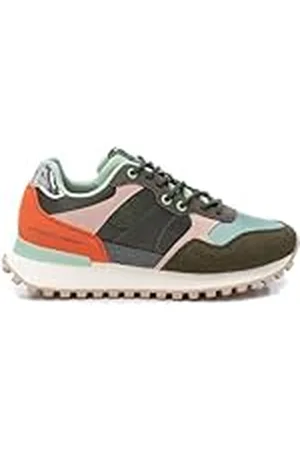 Xti Zapatilla Mujer Kaki - Calzado Cómodo y Versátil - Moda Casual - Modelo 14293402 (Talla 36)