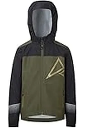 Altura Asa Dutt528251 Spark Jacket Kids-Negro/Oliva-9-10 2022 Chaqueta, Negro, 134 Unisex niños