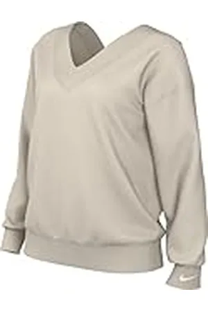 Nike FB8317-104 W NSW PHNX FLC OS Vneck SWTSH Sweatshirt Mujer Tamaño 2XL-S