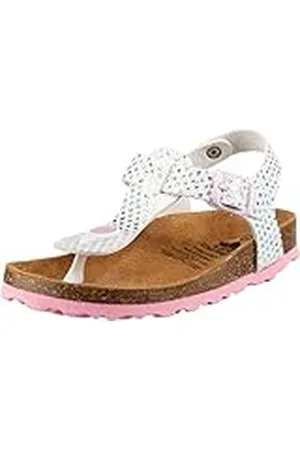 LICO Bioline Starprint, Mules Niñas, Weiß/Rosa, 31 EU