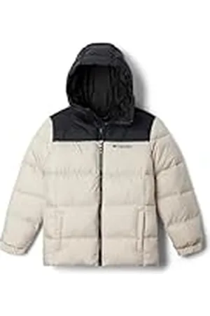 Columbia Chaqueta con capucha unisex para jóvenes, chaqueta acolchada con capucha, , talla XS