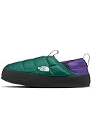 The North Face Thermoball Traction Mule II para niños Evergreen/Peak Purple 32
