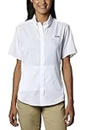 Columbia Camiseta de Manga Corta Tamiami II para Mujer, 2X, Color