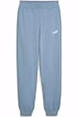 PUMA ESS - Pantalones Deportivos pequeños con Logotipo n.º 1, Color Azul frío
