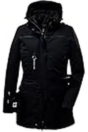 Killtec 35614-000 - Parka funcional para mujer con capucha desmontable para dueños de perros - Ostfold WMN PRK B, azul, 48