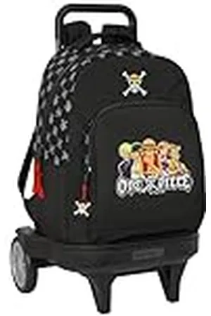 Safta One Piece - Mochila Grande con Ruedas, Compact Evolución, Extraíble, Ideal para Niños de Diferentes Edades, Cómoda y Versátil, Calidad y Resistencia, 33x22x45 cm, Color