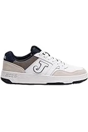 Joma C.Attica Men 2503, Zapatillas Hombre, Color Blanco y Azul Marino, 42 EU