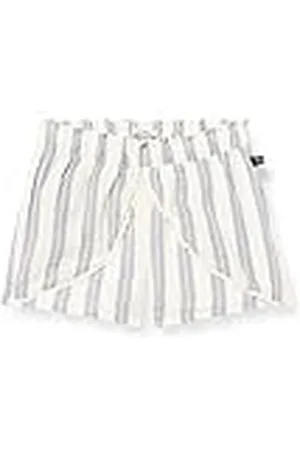 IKKS JUNIOR Short à rayures, Volants et dentelles XU26040.11 Pantalones Cortos Cargo, Ecru Fil à Fil, 12 mois para Bebés