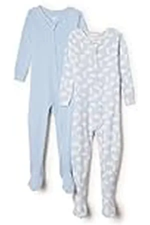 Amazon X Sofia Grainge Pijama Ceñido de Algodón con Pies Unisex Bebés, Pack de 2, , Prematuro
