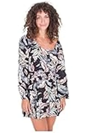 Hurley Minivestido Redondo de Hojas Wispy Vestido, , S para Mujer