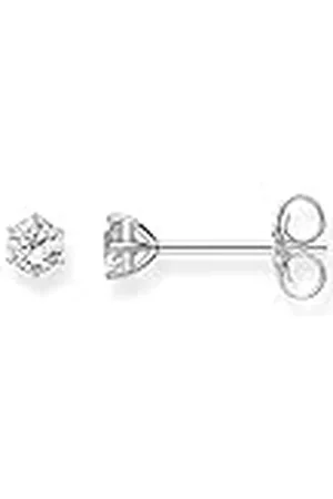 Thomas Sabo Pendientes Piedra Blanca Plata de Ley 925 H1964-051-14